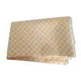 Rectangular vintage cotton tablecloth