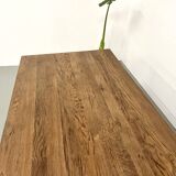 Modern solid oak dining table