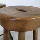 3 brutalist bar stools