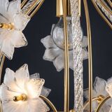 Lampadario vintage in vetro di Murano – "Bocciolo di Fiore" - Altezza