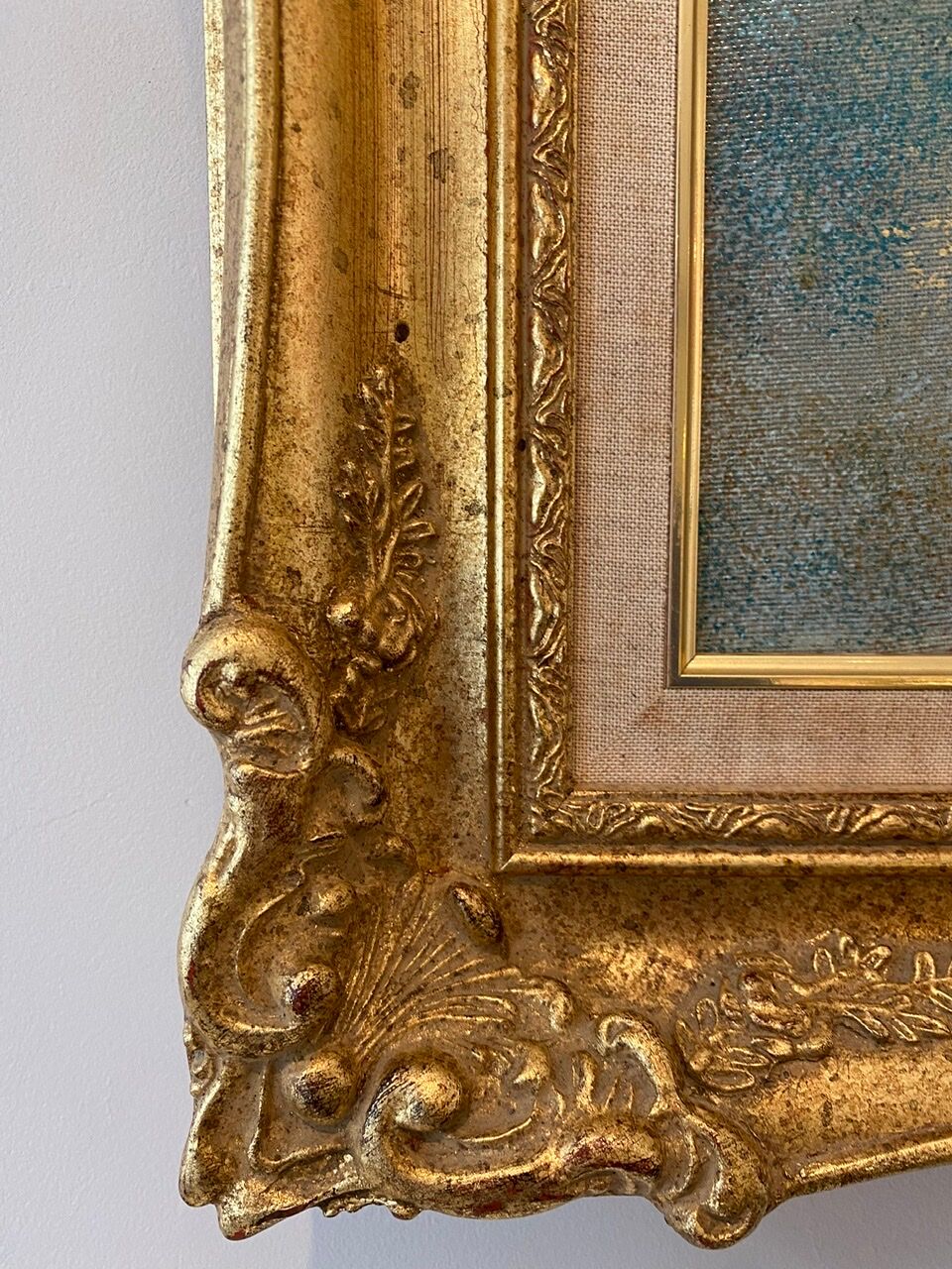 Old painting, still life with wild flowers signed Massard XX century