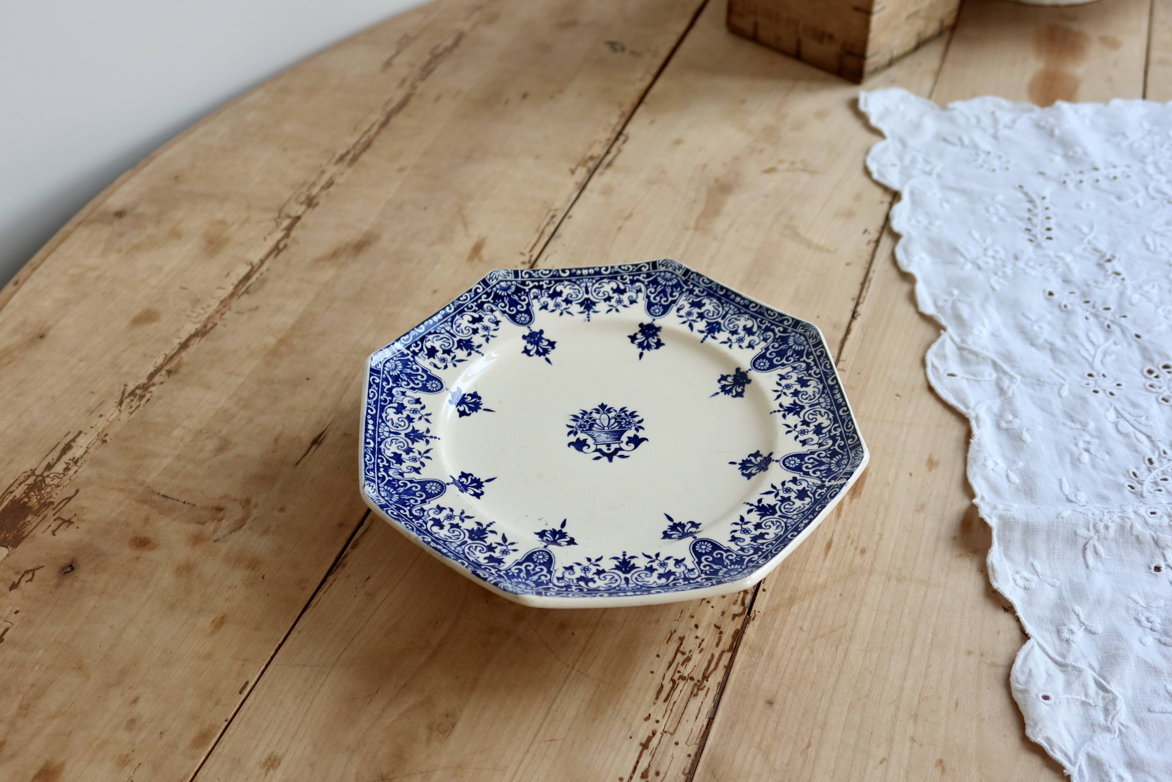 Low iron compote dish Longchamp Rouen 19th century