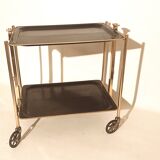 Foldable black foldable rolling service 50s