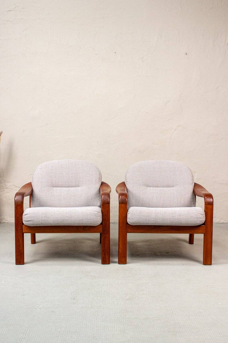 Fauteuil Vintage en Teck de Komfort, Danemark, 1980s