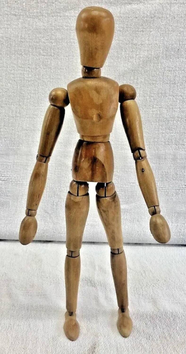 Former artist's studio mannequin