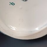 Iridescent porcelain vase with dandelion decoration, Amphora, Czechoslovakia, 1920.