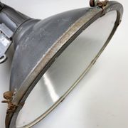 Large Vintage Industrial Aluminium Factory Wall Spotlight, 1970s