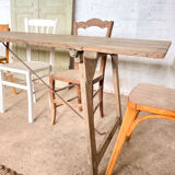 Folding guinguette table