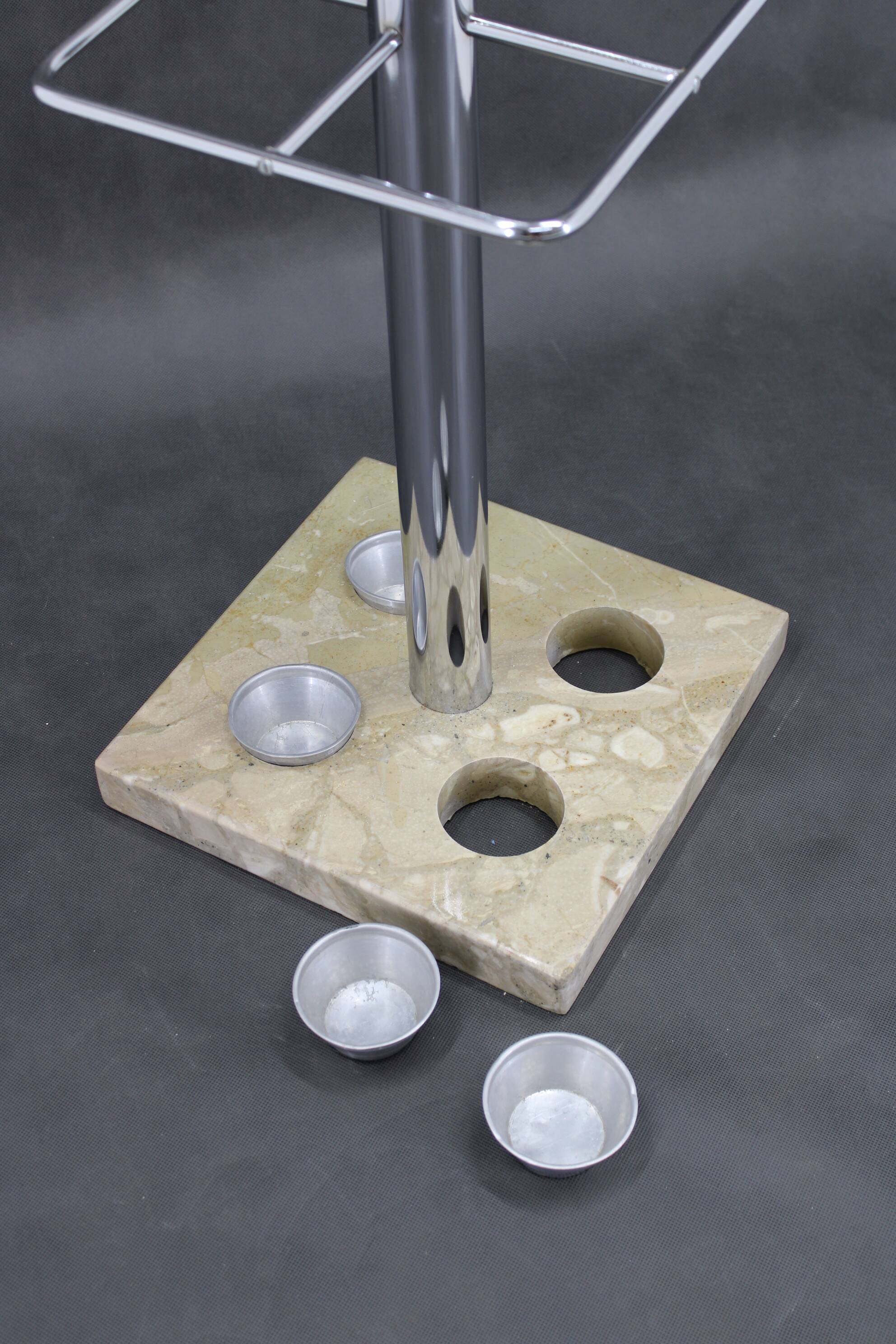 1970s Italian Coat Hanger With Marble Base