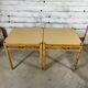 Pair of bamboo dining table with formica top