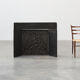 Antique Rococo style Fireback in cast iron, France ca. 1780