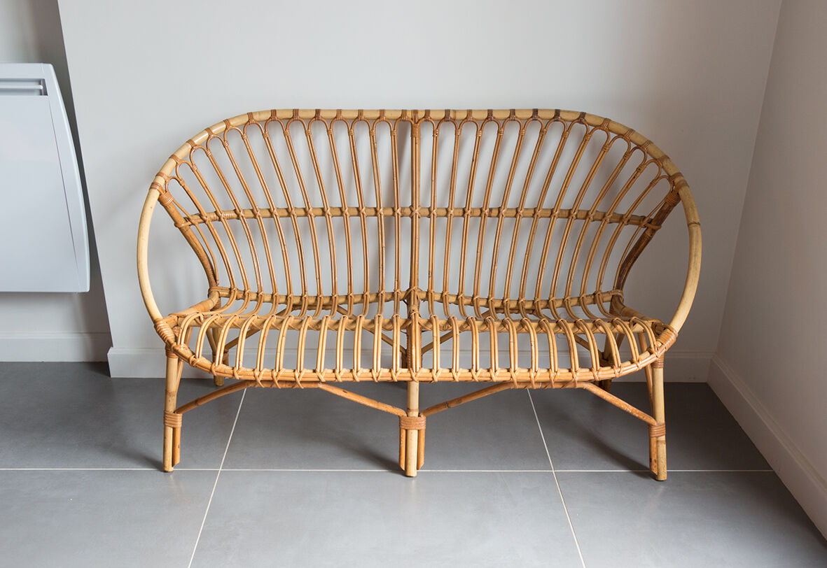 Seat rattan 2 seater