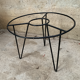 Table basse années 60 osier