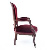 Fauteuil ancien, Europe du Nord, fin 19ème siècle.