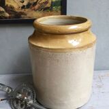 Glazed sandstone pot, ceramics