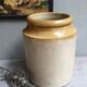 Glazed sandstone pot, ceramics
