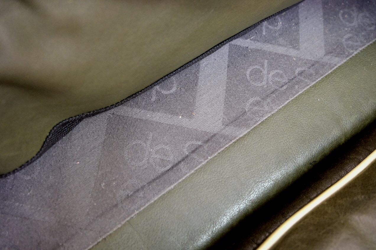 DS 66 Sofa from De Sede in Olive Leather, 1970s