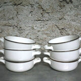 Set of 6 ramekins with Villeroy & Boch porcelain handle