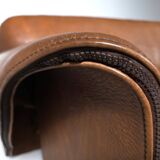 SDe Sede DS-125 Sofa by Gert Lange in cognac leather, Switzerland, 1980s