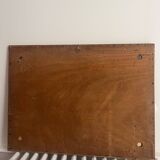 Double-sided educational posters with original wooden frame