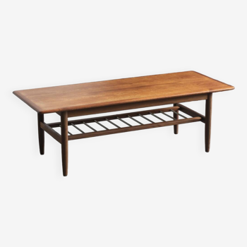 Table basse, design danois, années 1960