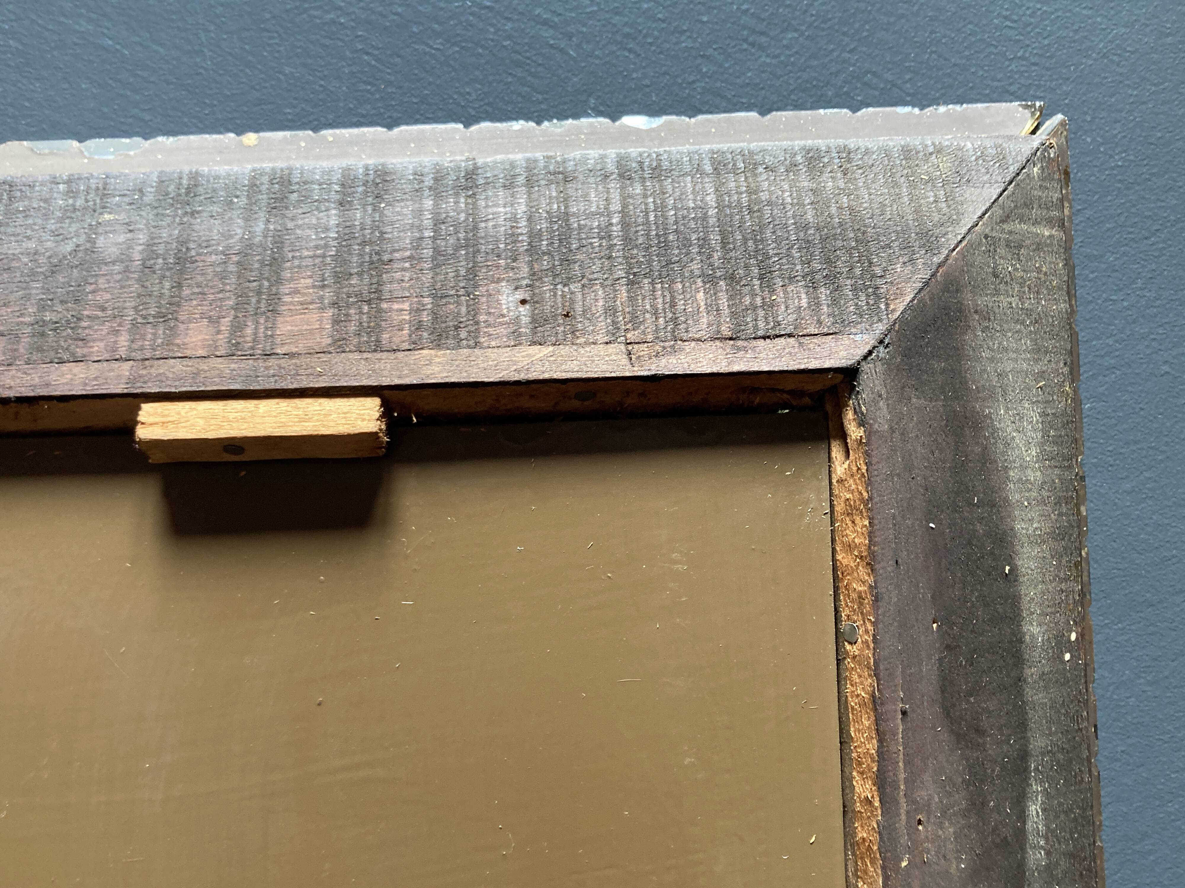 1940s mirror with glazing beads