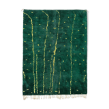 Modern Moroccan carpet green