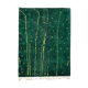 Modern Moroccan carpet green