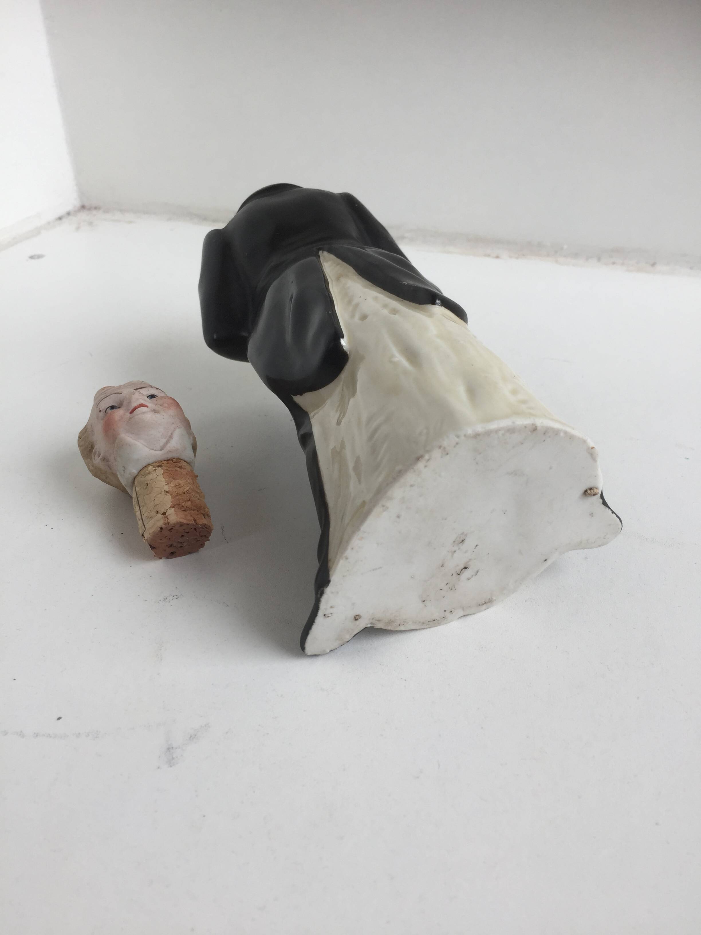 Waiter biscuit liquor bottle