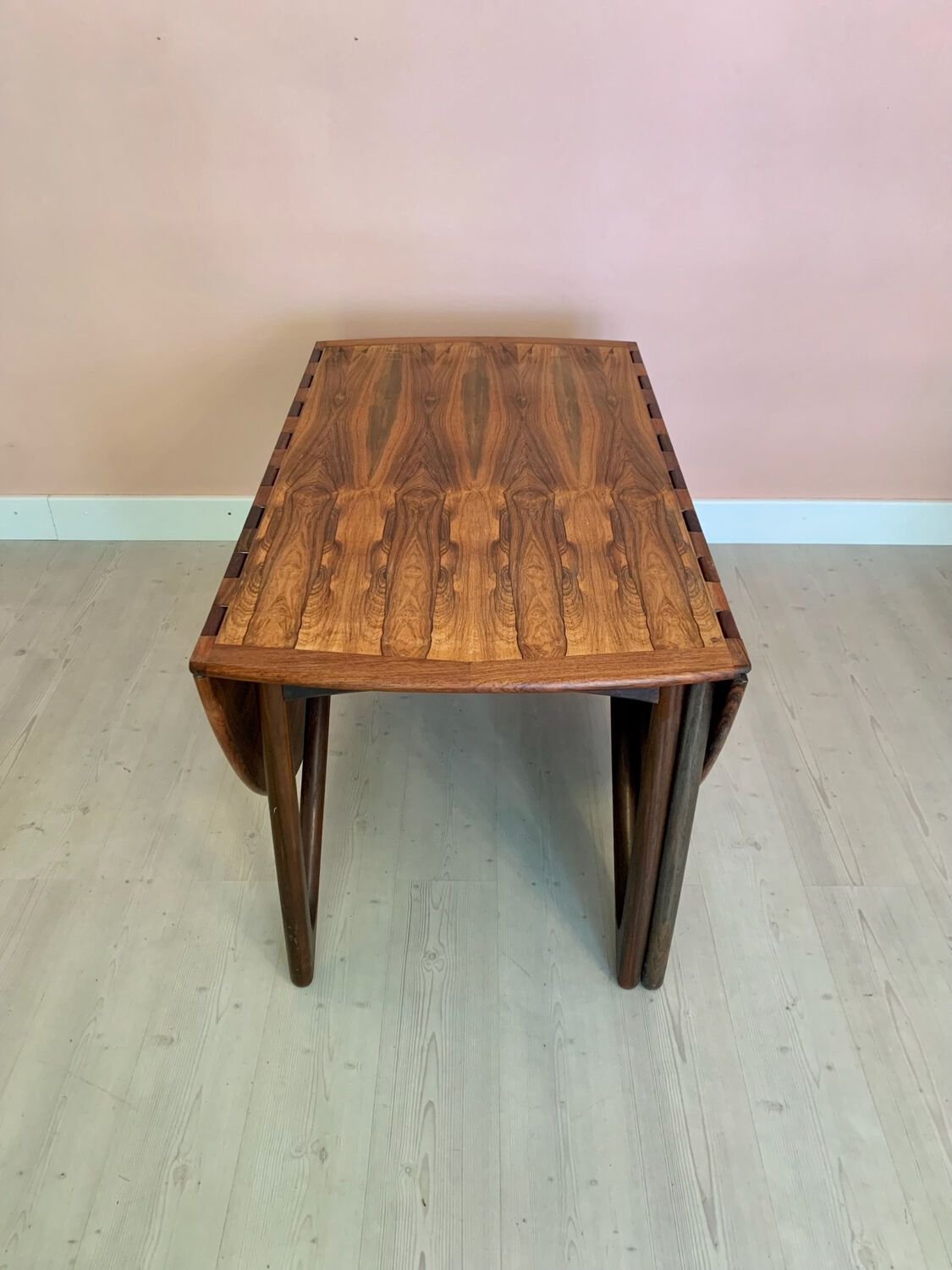 Danish rosewood dining table by Kurt Østervig 1960s