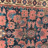 Tapis ancien Beshir afghan fait main 197x396 cm