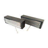 Pair of vintage beaded glass sconces 70