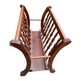 Solid wood magazine/document holder, 47cm