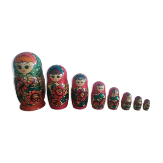 Set de 8 grandes poupées russes