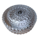Round glass ceiling light