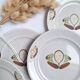 St Amand dessert plates 1970
