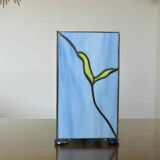 Art deco lamp in glass paste