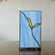 Art deco lamp in glass paste