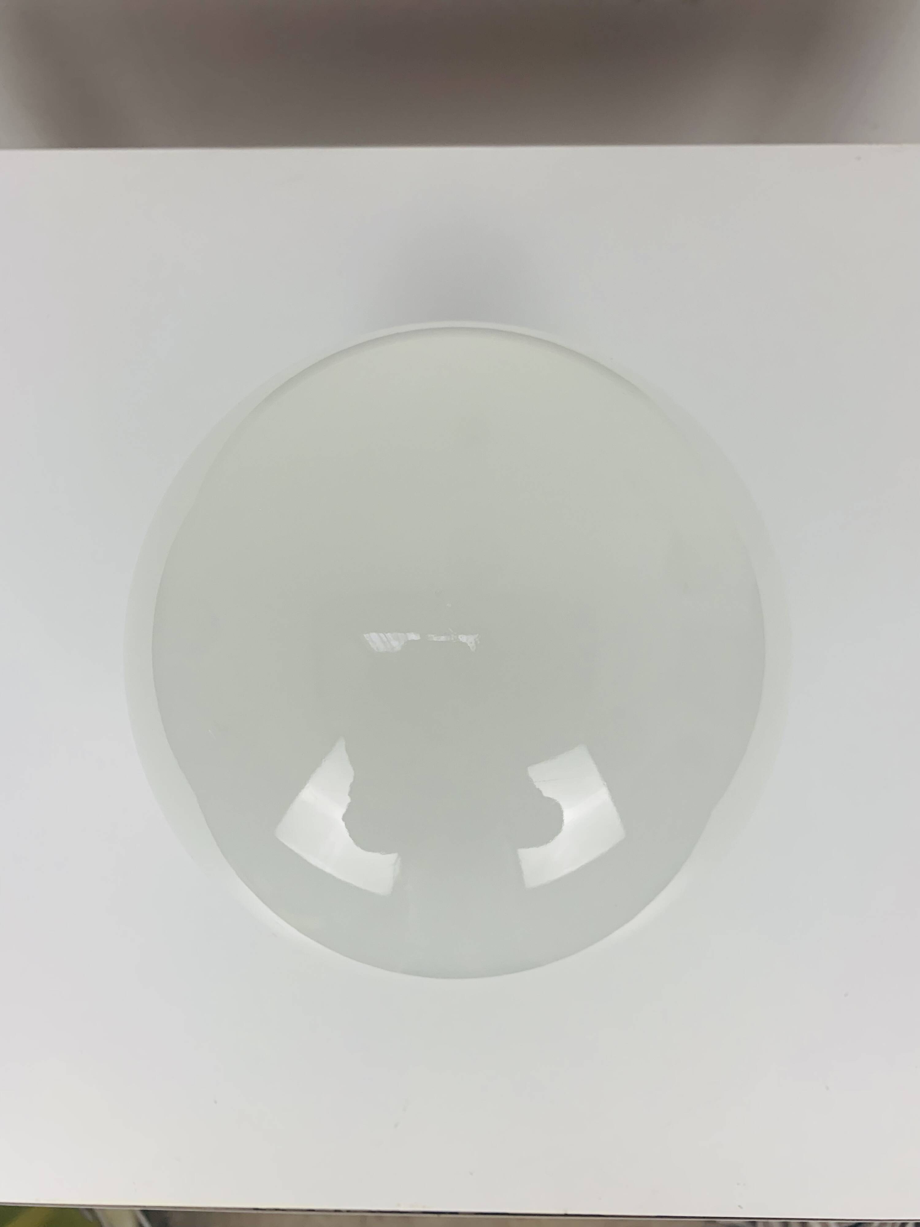 Opaline mushroom ball wall lamp from Massive