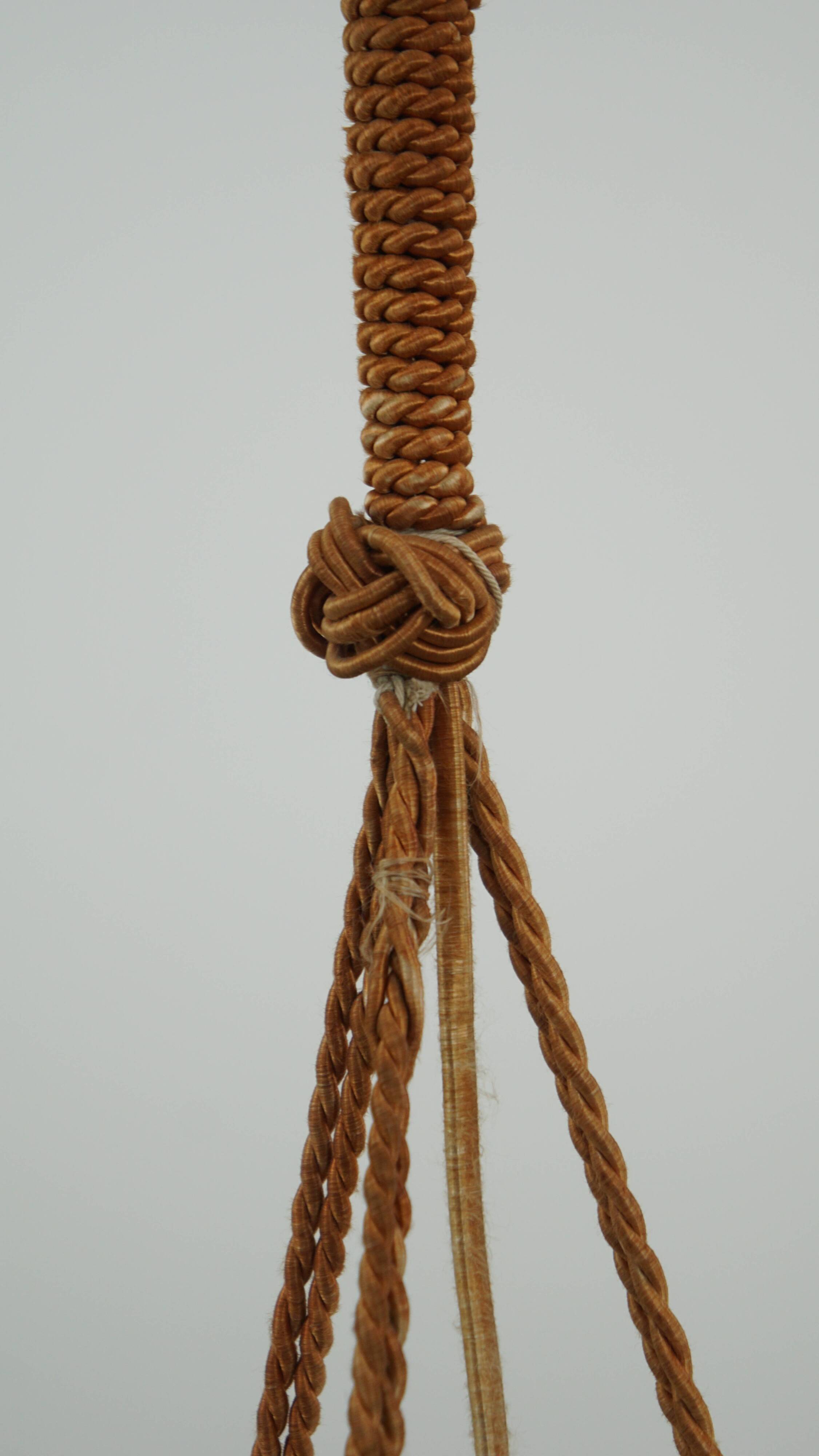 Vintage soft pink marbled glass Art Deco design pendant lamp