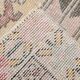 Soft Red & Beige Classic Vintage Area Rug, 127x215 Cm