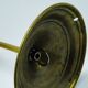 Mid-century pendant lamp in brass and glass, 1950s