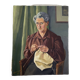Oil canvas “knitting” 1945