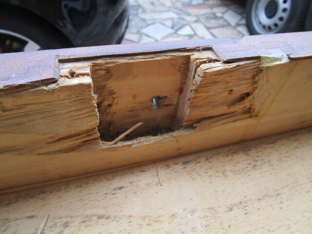 Low art-deco wood and marble chest of drawers