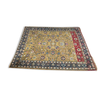Tapis ancien persan iranien Tabriz fait main 284x360cm