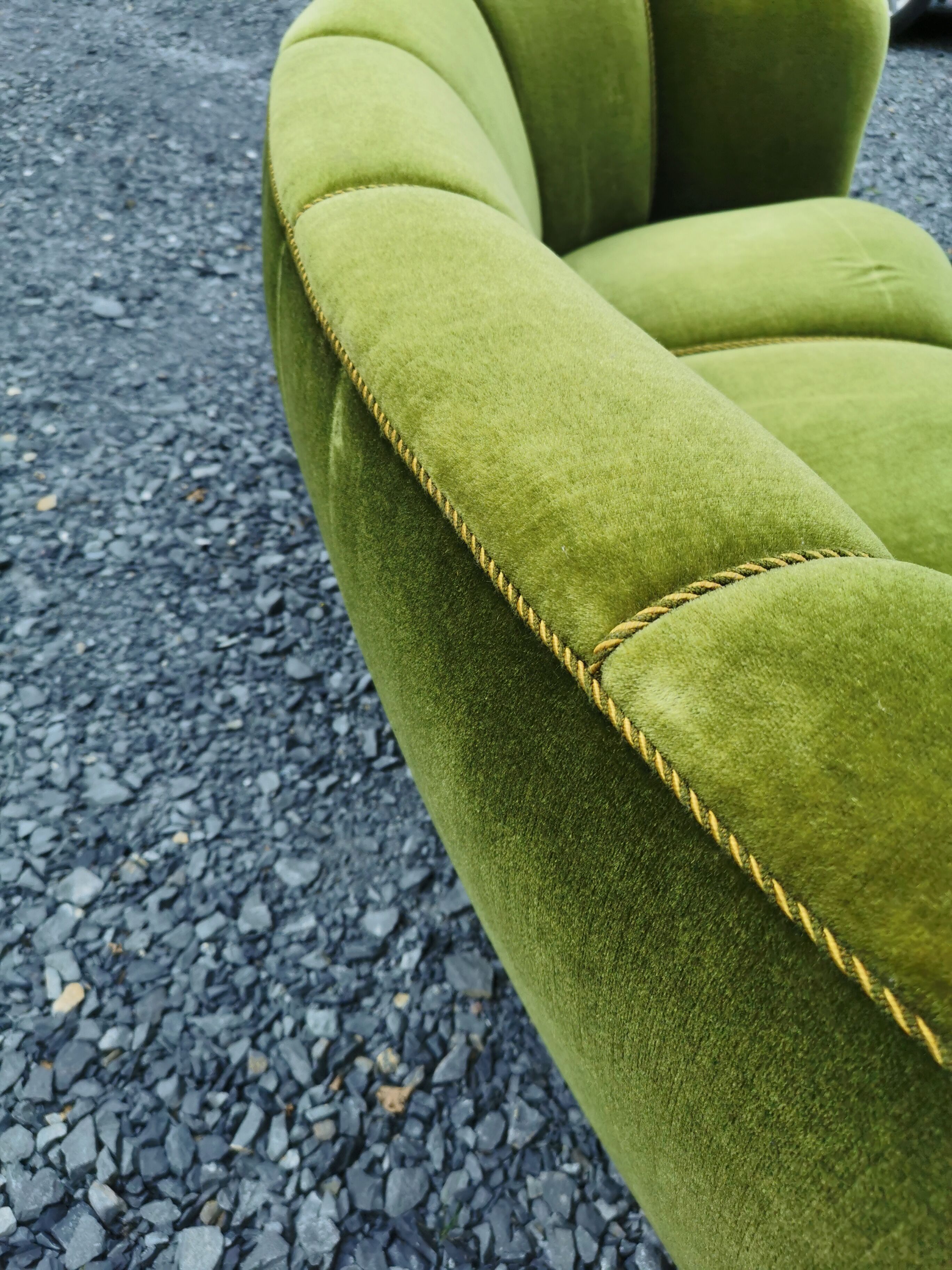 Scandinavian banana sofa