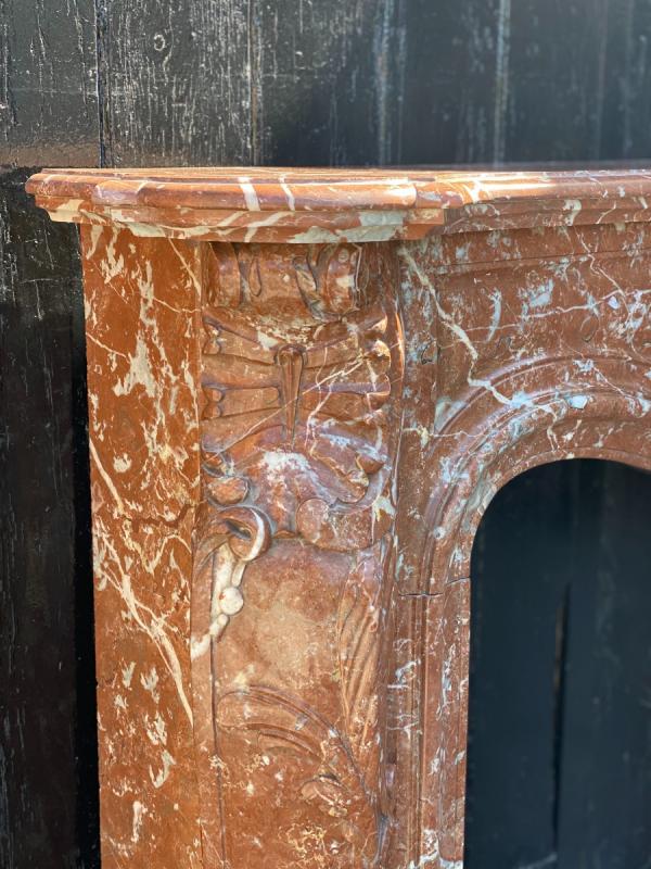 Louis XV marble style chimney de rance