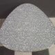 Triangle shape coffee table in grey 1960s