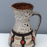West Germany ceramic pitcher, 1960s