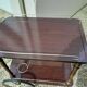 Vintage brass rolling trolley